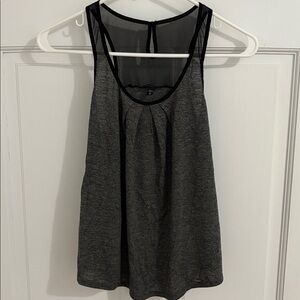 Express Charcoal and Black Textured Top. Size XS